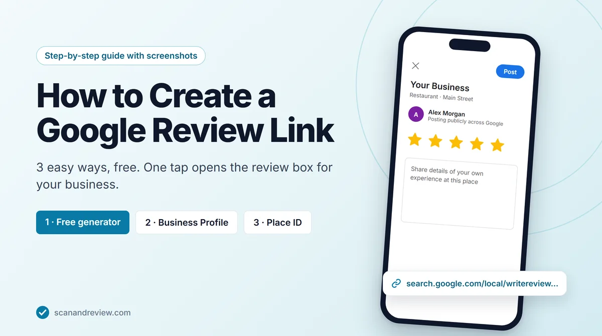 How to Create a Google Review Link (3 Easy Ways)